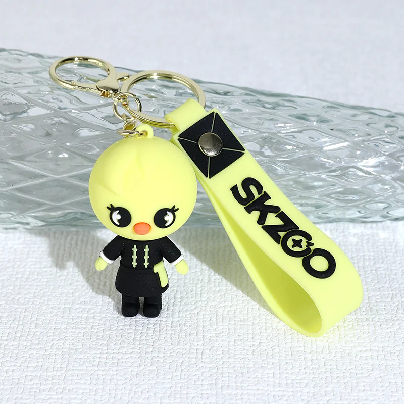 SKZOO Cute Doll Keychain stray kids keychain Cute and exquisite backpack car Stray Kids accessories pendant birthday gift plush keychain,key chain,bunny keychain,balloon dog keychain,backpack decoration