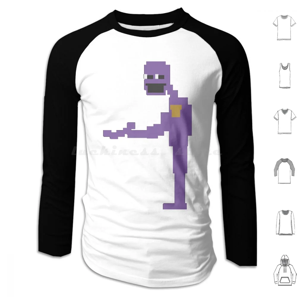 Purple Guy Felpa Con Cappuccio In Cotone Manica Lunga Purple Guy Purple Guy Fnaf Fnaf 2 Five Nights At
