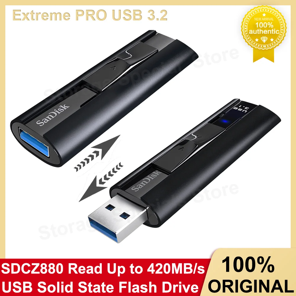 SanDiskExtremeProFlashDrivePenDiskdeestadoslidoMemoryStickUSB32.jpg