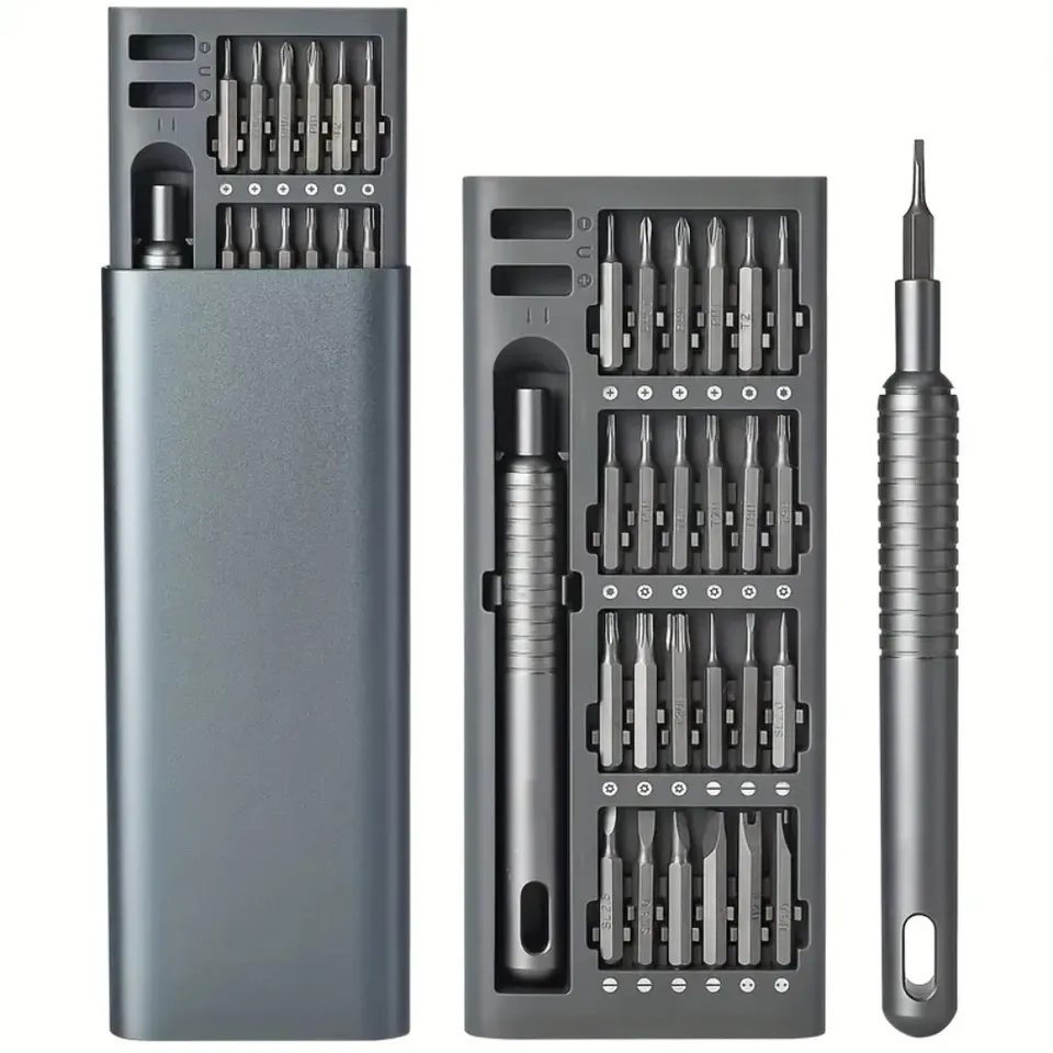 51-in-1 Precision Screwdriver Set Portable Screwdriver Set with 48 Magnetic Bits Torx Hex Screwdriver for IPhone, Laptop, PC
