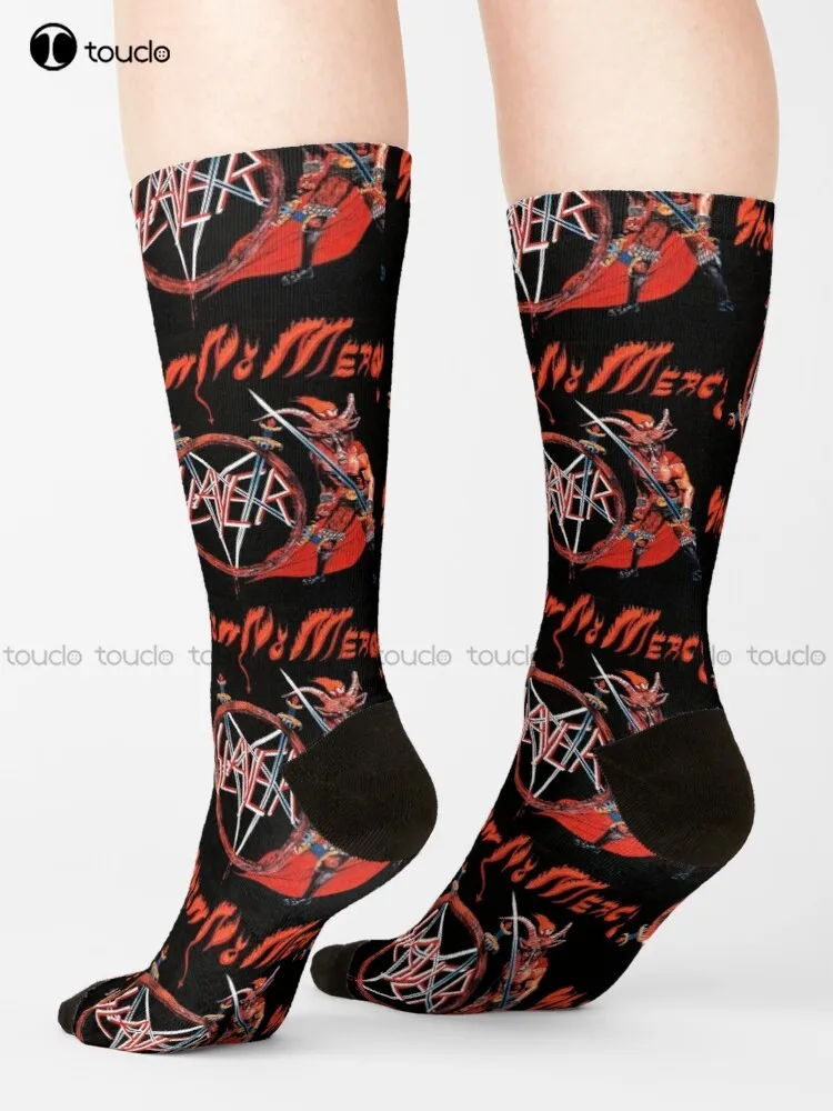 

Show No Mercy 2021 Kerjain Socks Long Socks Unisex Adult Teen Youth Socks 360° Digital Print Harajuku Gd Hip Hop Gift Retro Art