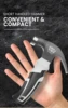 AIRAJ 6 Inch Mini Claw Hammer Multifunction Professional Carpentry Construction Tool Strong Durable Hammer Portable Hand Tools 6
