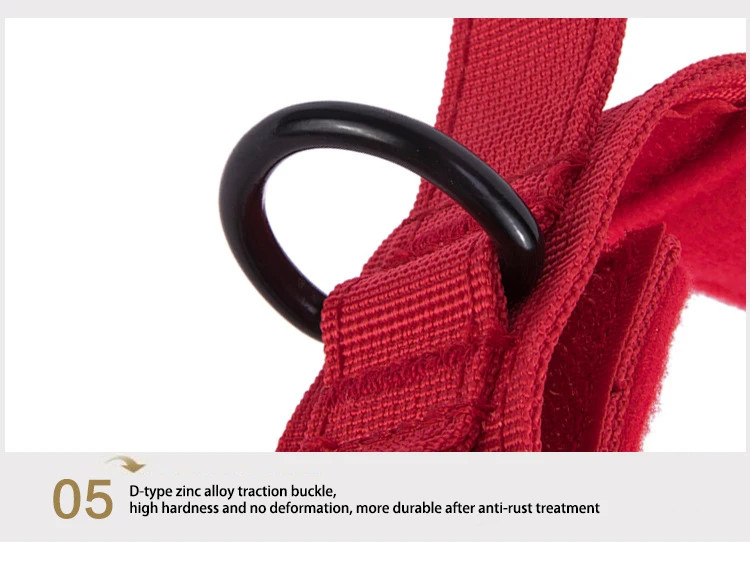 Durable Nylon Dog Collar & Leash Set – Reflective Tactical Training Leash for Large Dogs