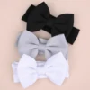 3PCS Baby Headbands Elastic Soft Newborn Hair Bows Headbands for Baby Girl Children Turban Infant Headband Hair Accessories 6