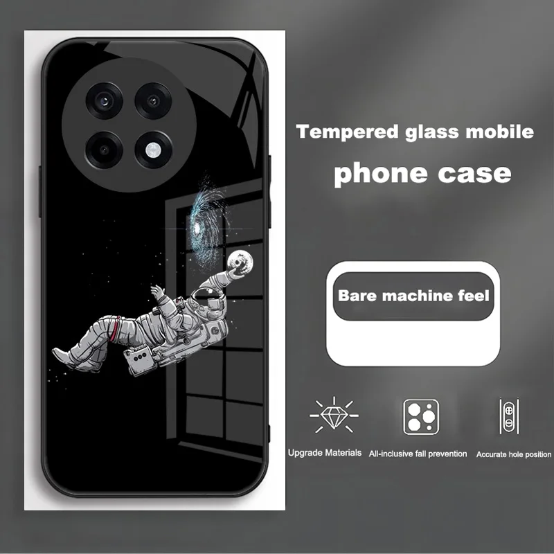 Tempered Glass Shockproof Protective Case with Hard PC Cover