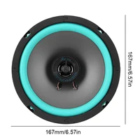 2Pcs 4/5/6 Inch HiFi Coaxial Subwoofer 100W/160W Car Automotive Audio Music Stereo 12V Full Range Frequency Car Speaker - Image 6