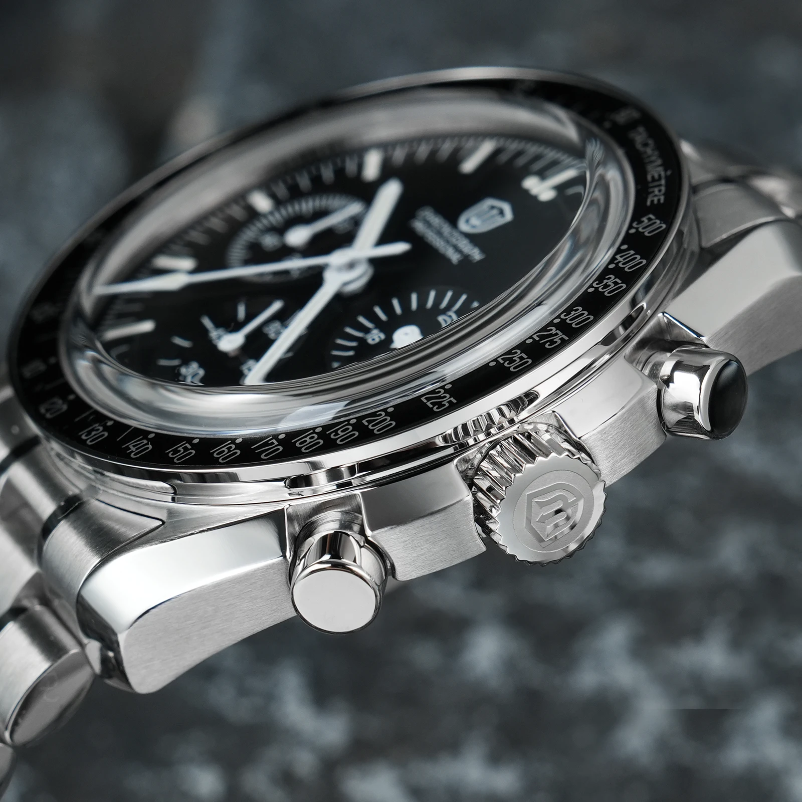 Watchdives Wd1863 Bubble Sapphire Quartz Watches 39Mm Japan Vk63