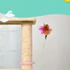 Interactive Cat Toys Funny Feather Teaser Stick with Bell Pets Collar Kitten Playing Teaser Wand Training Toys for Cats Supplies 6