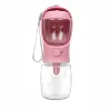 Pets Dog Water Bottle Portable Food Grade Material Dog Cat Travel Pet Water Cup Bottle with Food Dispenser Puppy Water Bottle 6