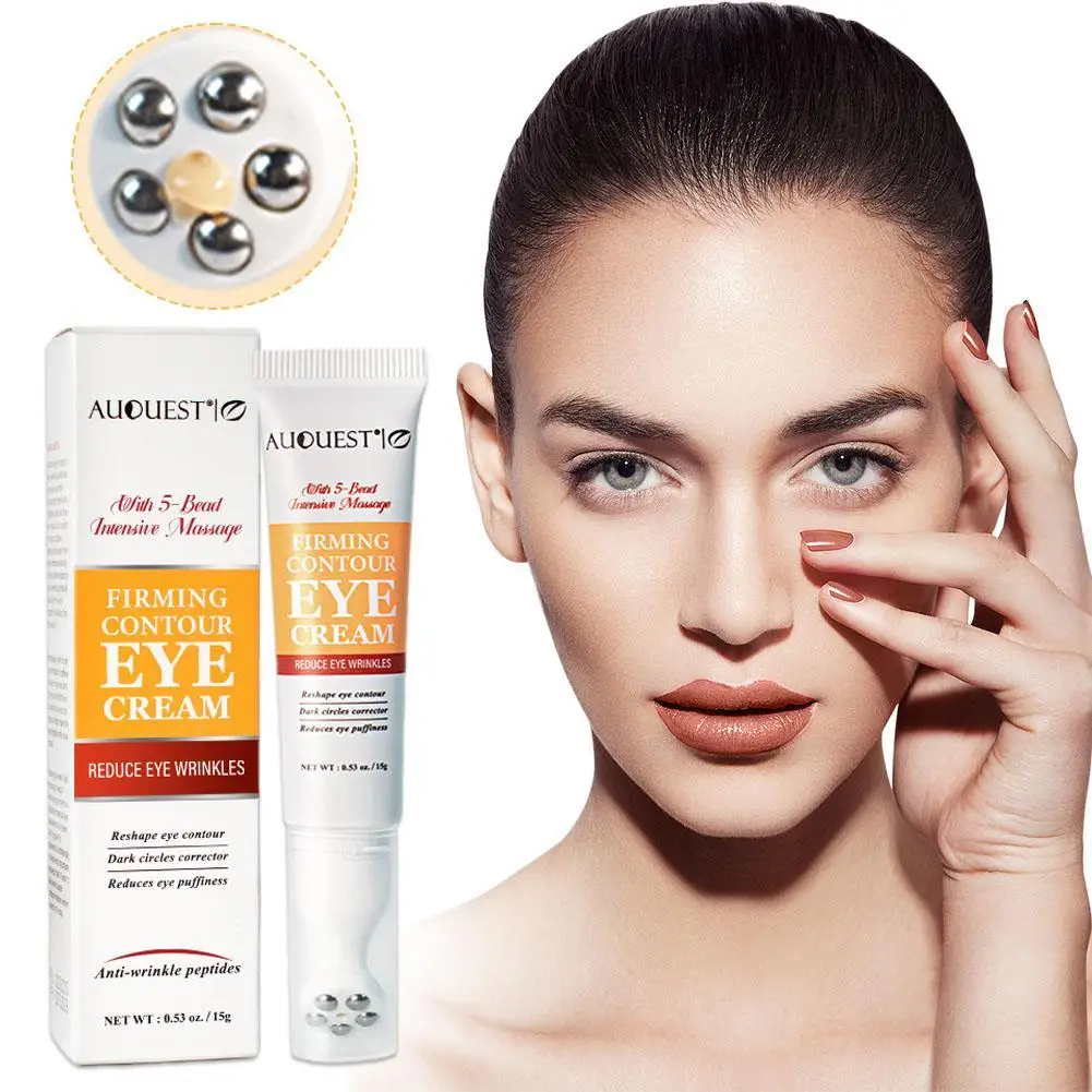 

15g Women Eye Cream Fade Dark Circles Remove Eye Bag Anti-Wrinkle Cream Collagen Anti-Puffiness Eye Massage Skin Care
