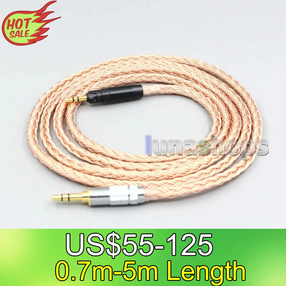 

LN006770 2.5mm 4.4mm XLR 3.5mm 16 Core 99% 7N OCC Earphone Cable For Ultrasone Performance 820 880 Signature DXP PRO STUDIO