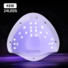 LINMANDA SUN5 Nail UV LED Lamp Nails Dryer Gel Nail Polish With 4 Timers Automatic Sensor LCD Display Professional Nail Lamp 4