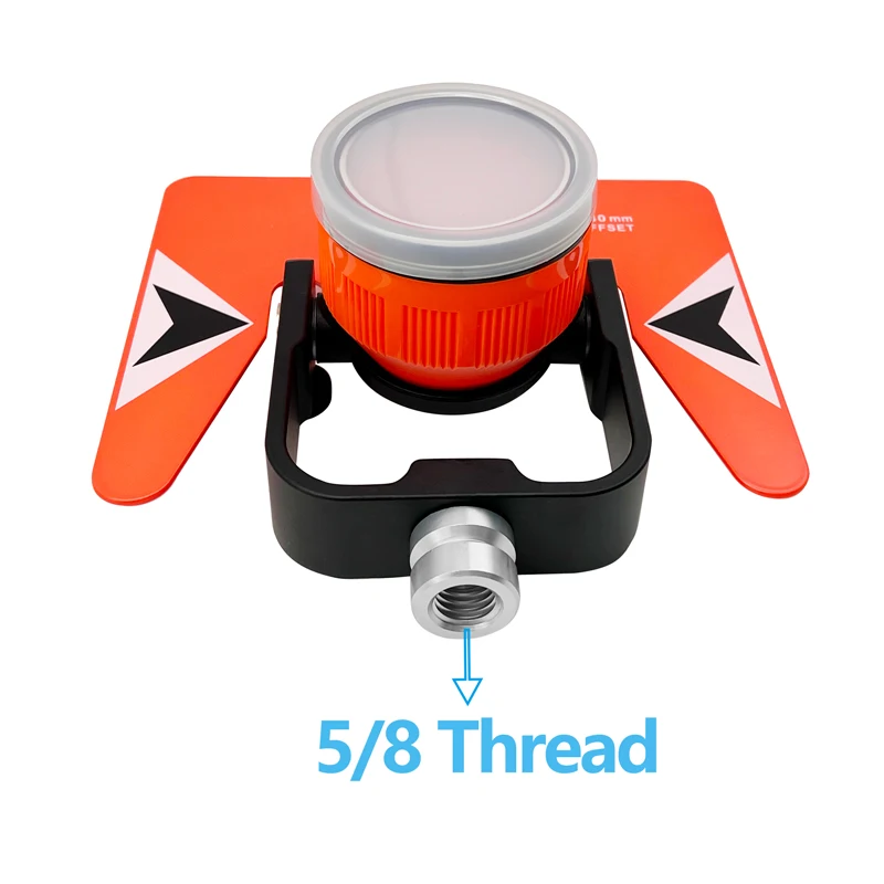 High quality Red single prism for Nikon south trimbel Total Station prisms Surveying AK18 with soft bag