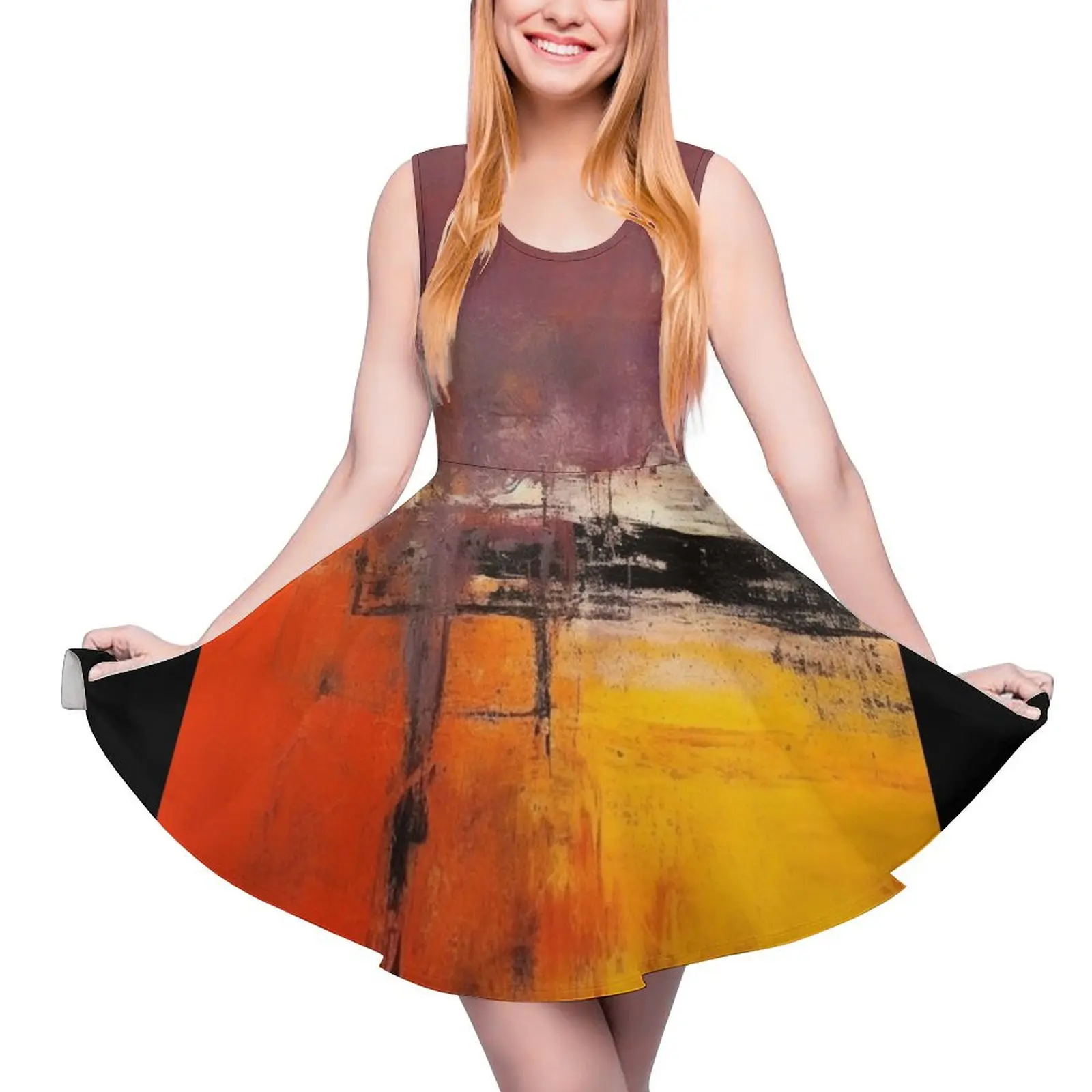 Mark Rothko Print Sleeveless Dress elegant chic women dresses promotion dress Elegant gowns summer dress women 2024