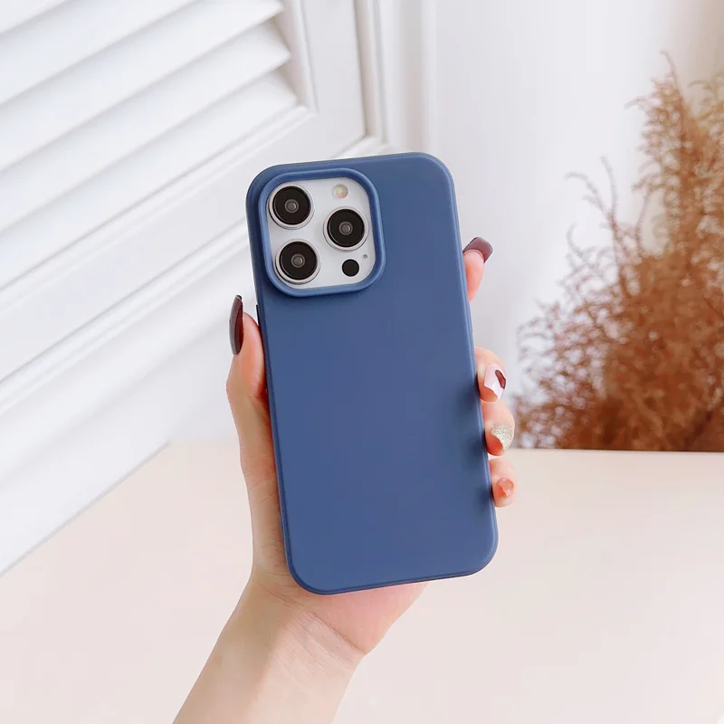 Vibrant Silicone Shockproof Phone Case - Soft Matte Finish