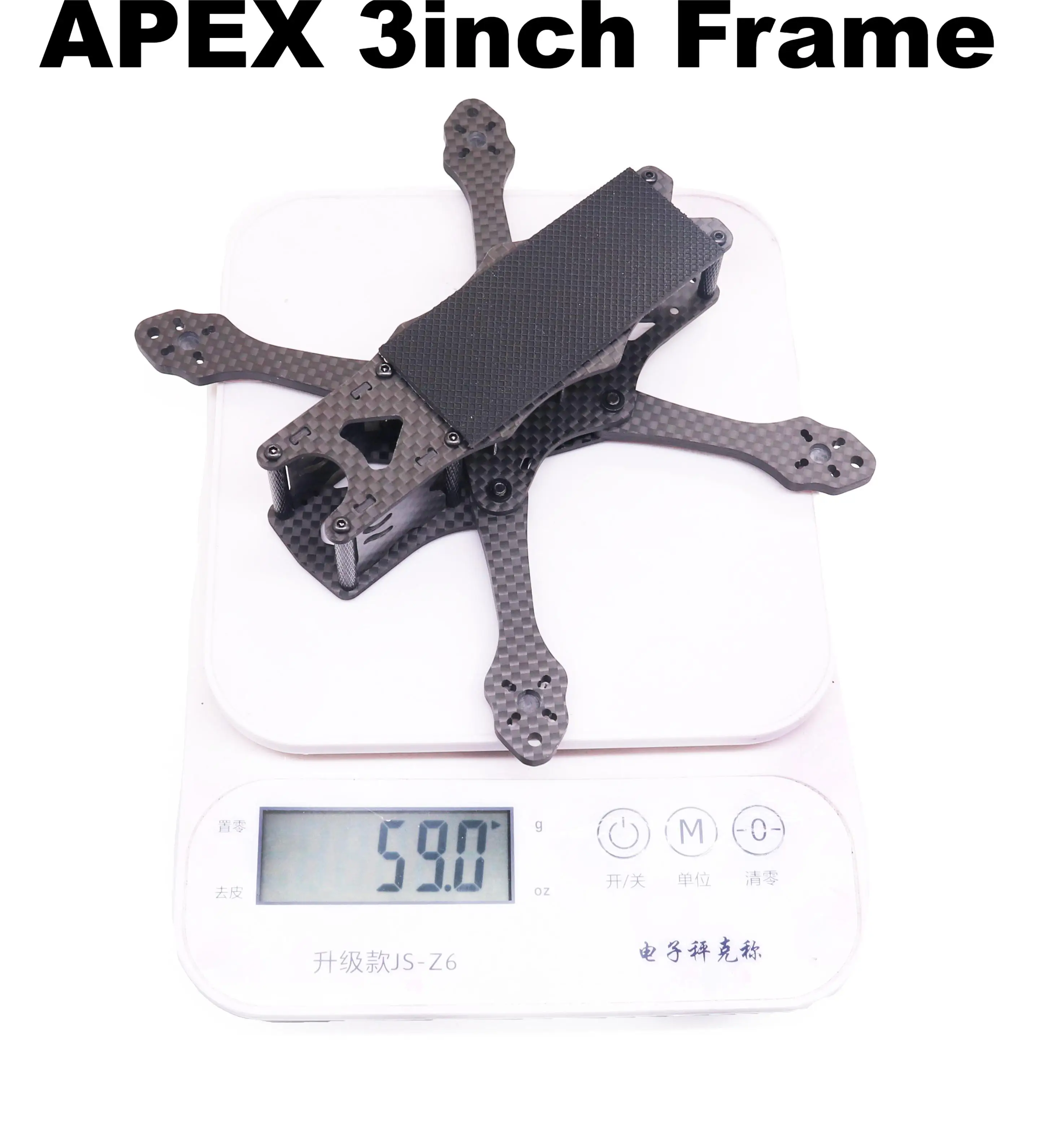 APEX Mini 3 Inch 150mm Carbon Fiber Frame Kit with 4MM Thickness Arms For FPV Fr