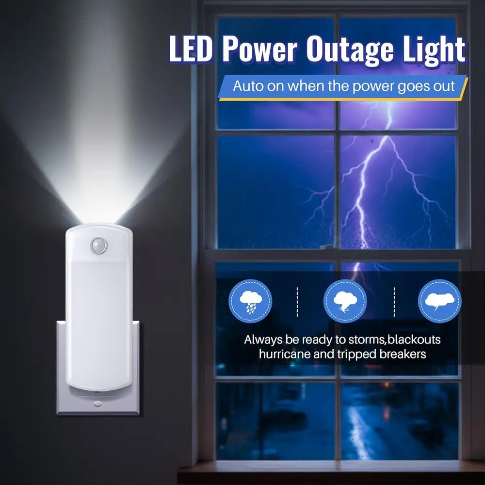 Emergency light with wall mount
