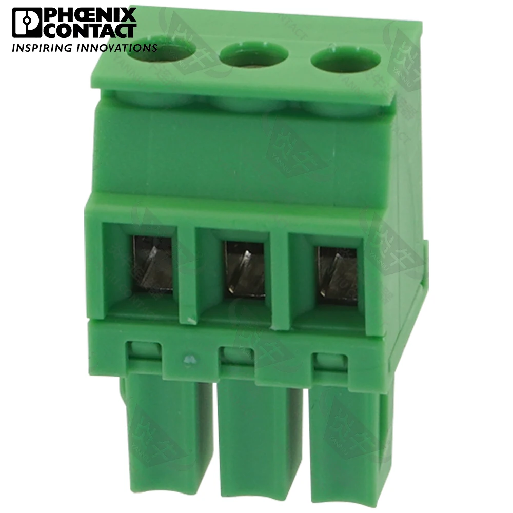 

3.81mm Original Genuine Phoenix Contact Connector PCB Pluggable PLUG-IN Terminal Block 3 Pin MCVW 1.5 ST 3.81 1826982 8A 160V