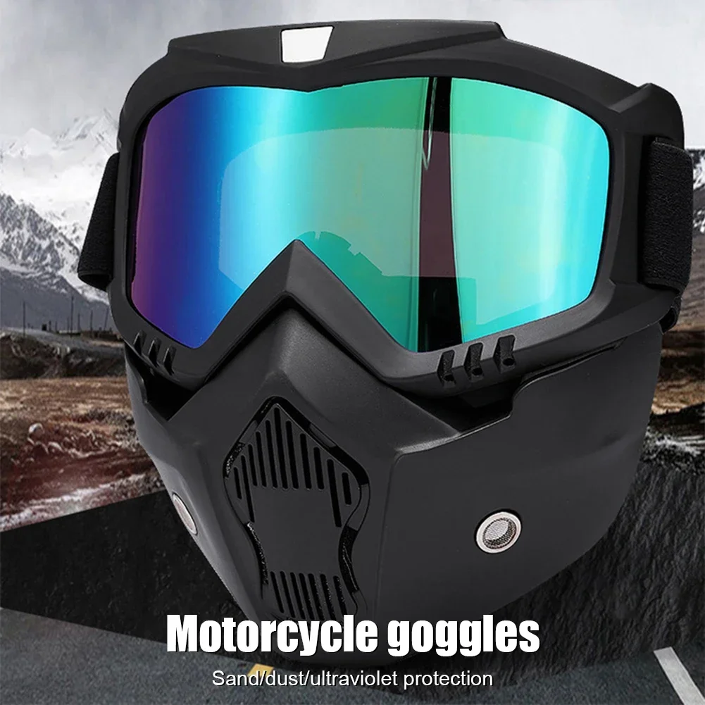 HD Transparent Fog-Proof and Sand-Proof Full Face Protective Goggles