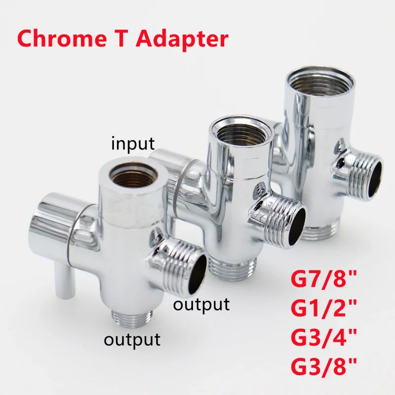 G1 2in G3 8in G7 8in G3 4in 3 Way Diverter Valve T Adapter Converter g1-2in-g3-8in-g7-8in-g3-4in-3-way-diverter-valve-t-adapter-converter