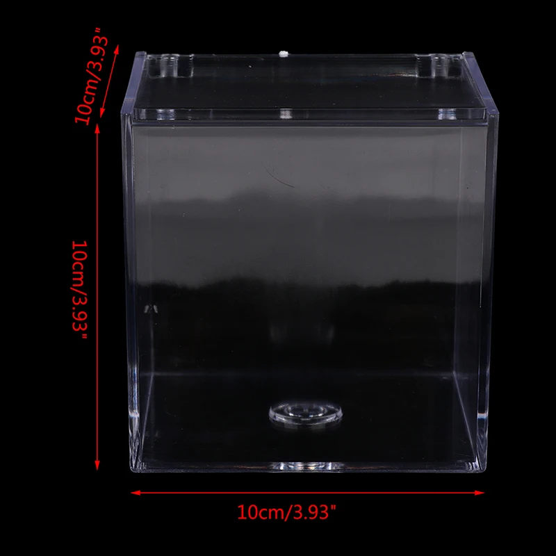 Acrylic Capsule Coffee Storage Box Holder Transparent Dustproof Case with Lid coffee storage box