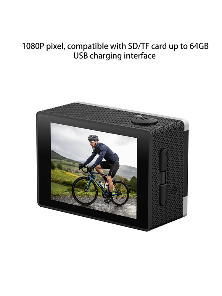 Outdoor sports camera, 170° wide Angle lens 1080P ultra HD pixels, bicycle recorder, ultra long life, HD recording camera 4