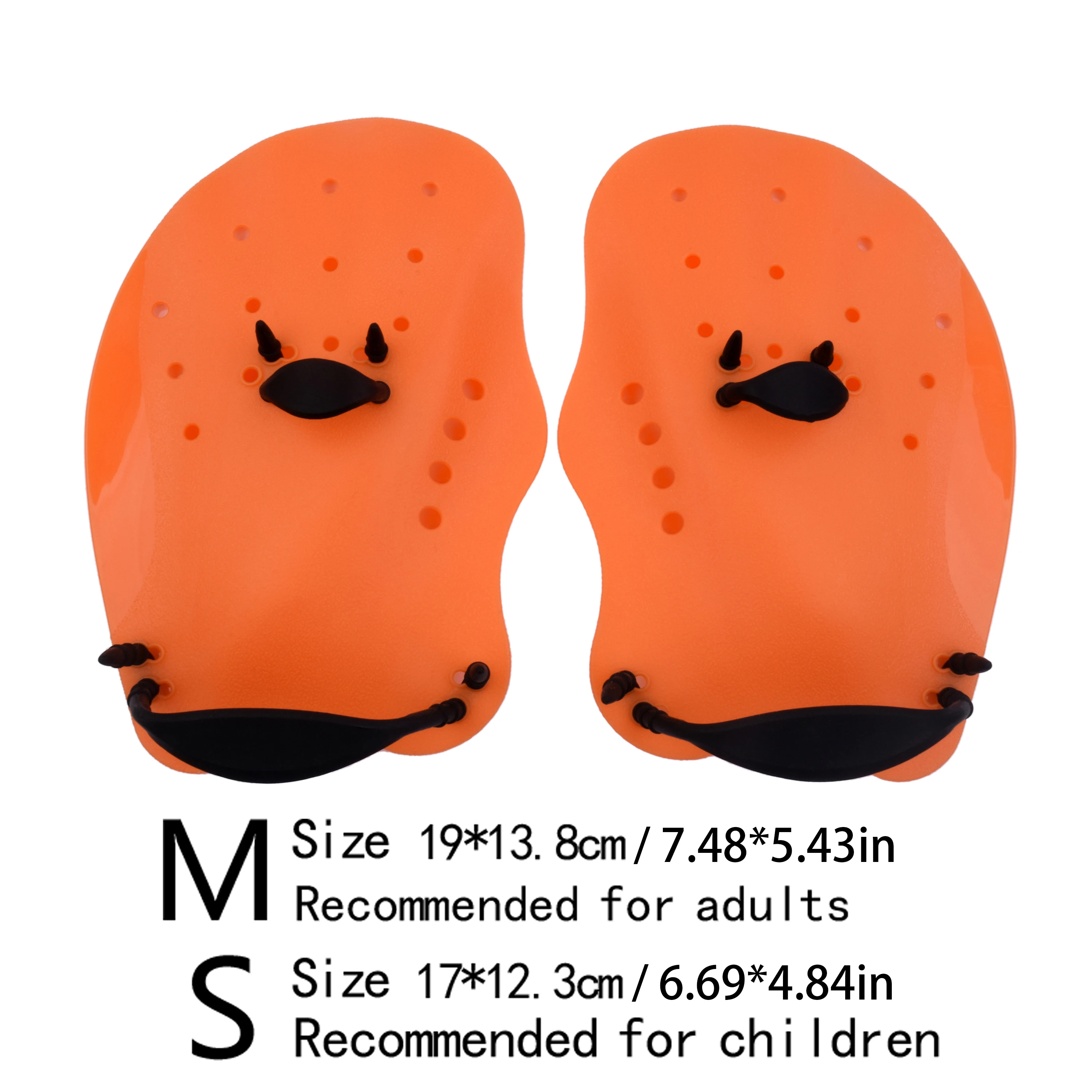 Swimming Fins Paddling Palm Children Adult Freestyle Paddling Training Fins Professional Swimming Equipment Palm swimming paddles