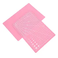 2Pcs A5 Dual-Side ABS Self Healing Cutting Pad with Fine Grid Lines Measuring Mat for Crafting Paper Fabric Clay Engraving 6