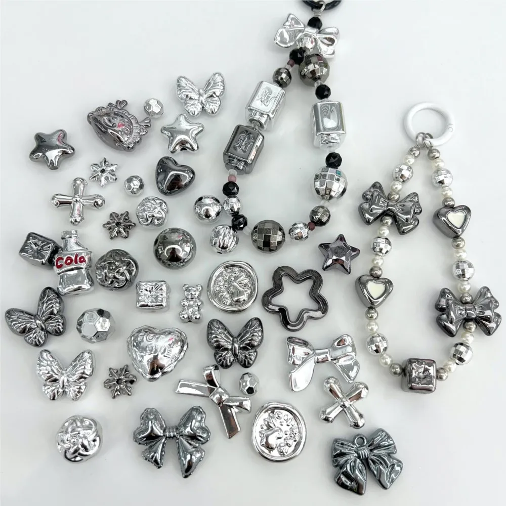 20g/100g Y2K Acryl Perle Punk Lose Spacer Perlen ForDIY Handgemachte Armband Telefon Gurt Schlüsselbund Schmuck Machen liefert Zubehör