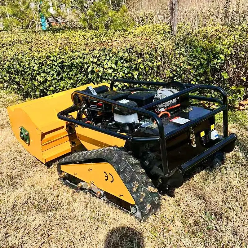 Customized  Flail mower  Crawler Remote Control Orchard Lawn Weeder River Embankment Slope Lawn Mower Wasteland Reclamation Mowi