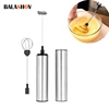 Mini Portable Electric Milk Frother Foam Maker Handheld Foamer High Speeds Drink Mixer Frothing Wand for Stirrer Coffee Cappucci 1