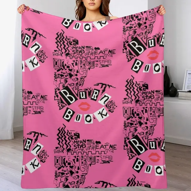 New Burn Book - Mean Girls Throw Blanket For Sofa Beautiful Blankets