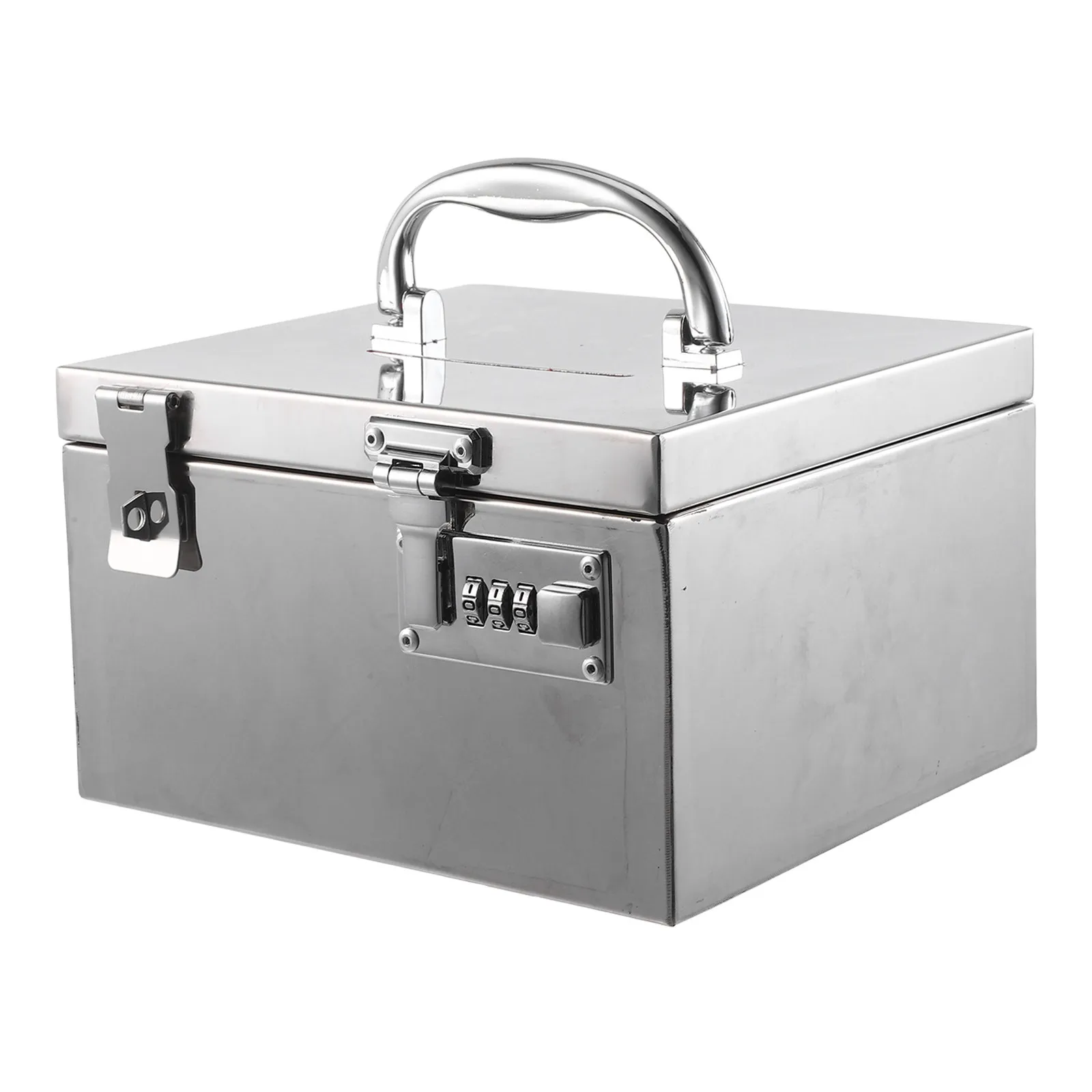 성인용 스테인리스 스틸 돼지 저금통, 직사각형, 깨지지 않는 돈통, 번호 잠금 장치가 있는 안전한 현금 보관함, 대형