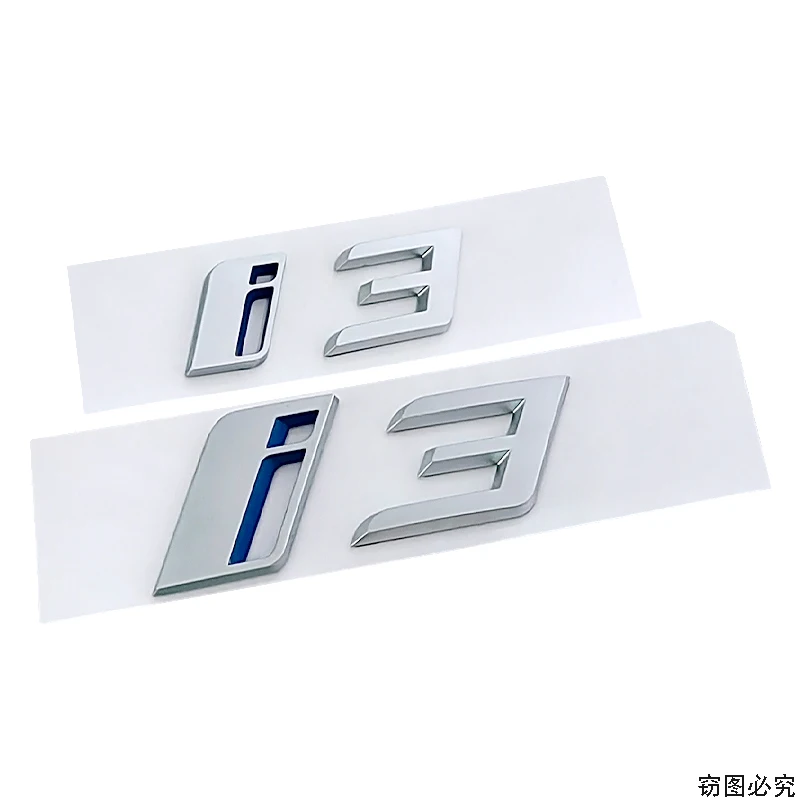 BMW New Energy Trunk Logo Badge Car Stickers - Tail Emblem Mark & Rear Boot Labels Refit