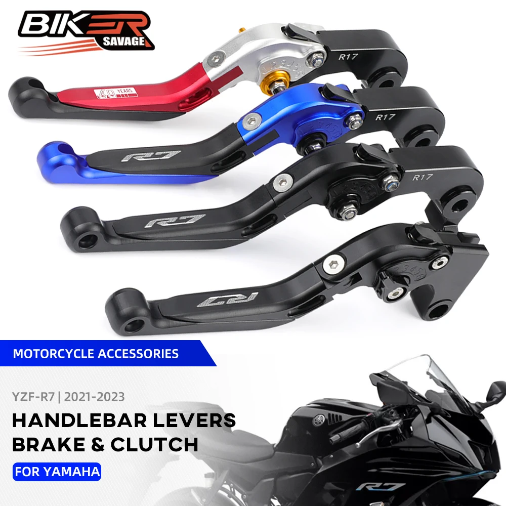 

Foldable Extendable Adjustable Brake & Clutch Levers Hand Grip Parts For Yamaha YZF-R7 YZF R7 Motorcycle Handlebar Accessories