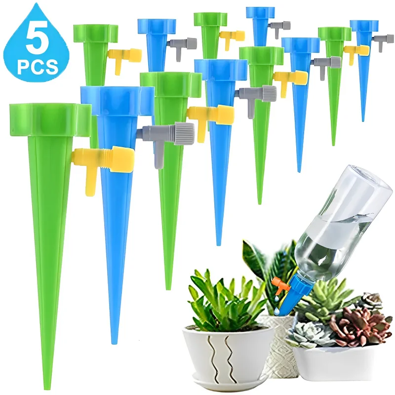 

Automatic Drip Irrigation System Self Watering Spike for Flower Plants Greenhouse Garden Adjustable Auto Water Dripper Device