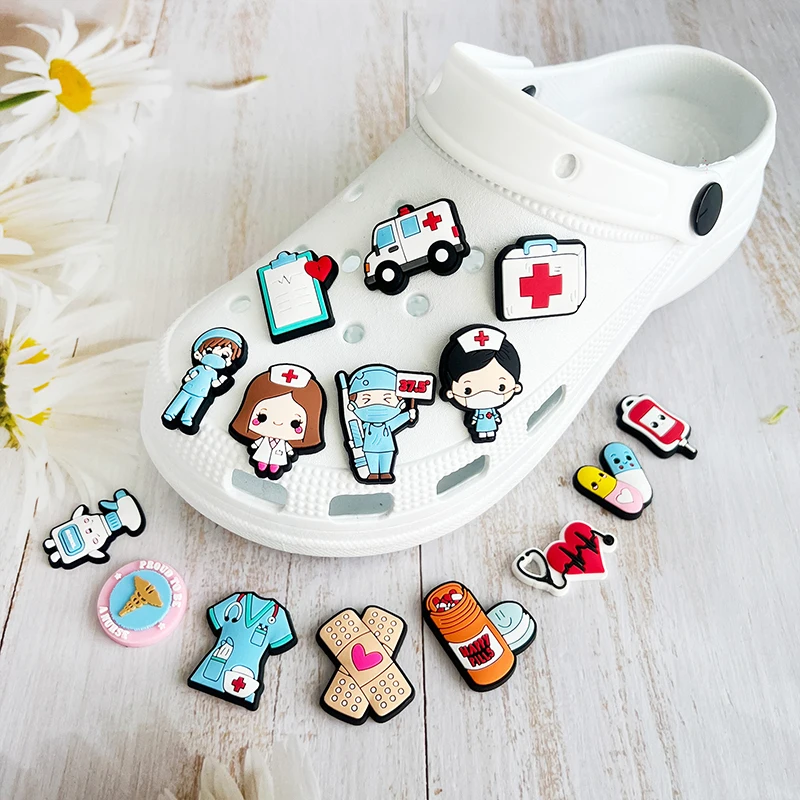 Shoe Decoration Nurse Charms For Crocs Nurse Healthcare Shoe