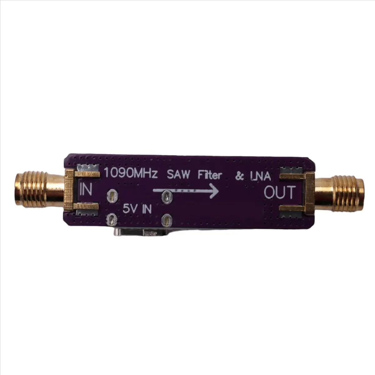 L77A 1090MHz 1.09GHz ADS-B 액티브 SAW 필터 및 5V 전원 공급 장치 저잡음 증폭기
