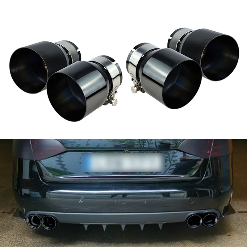 

1 PCS Exhaust Tip For BMW F87 M2 F80 M3 F82 F83 M4 Stainless Steel Car Muffler Tailpipe Modified Black Exhaust Pipe Inlet 70mm