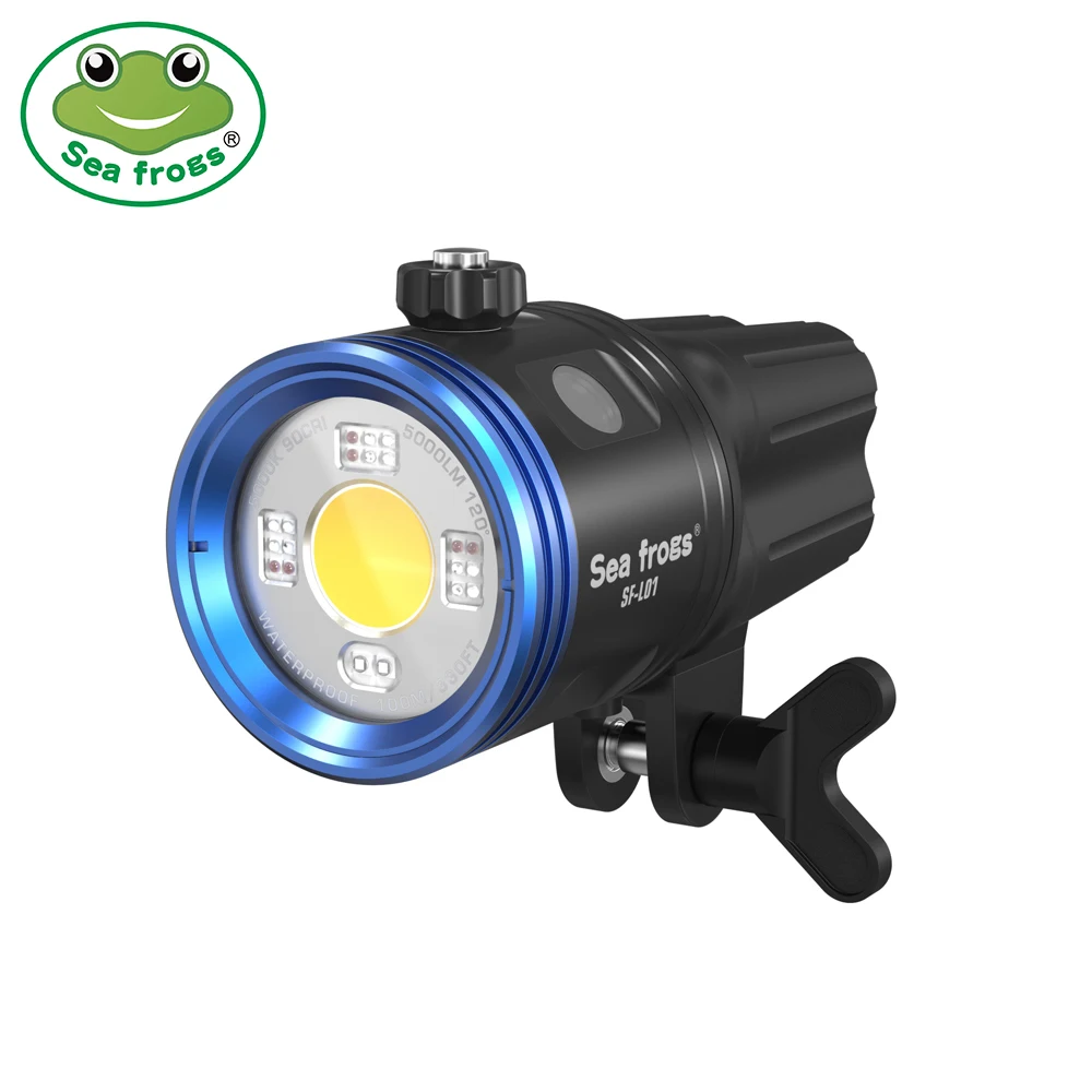 Seafrogs 5000lm Professional Scuba Diving Flashlight Underwater Diving
