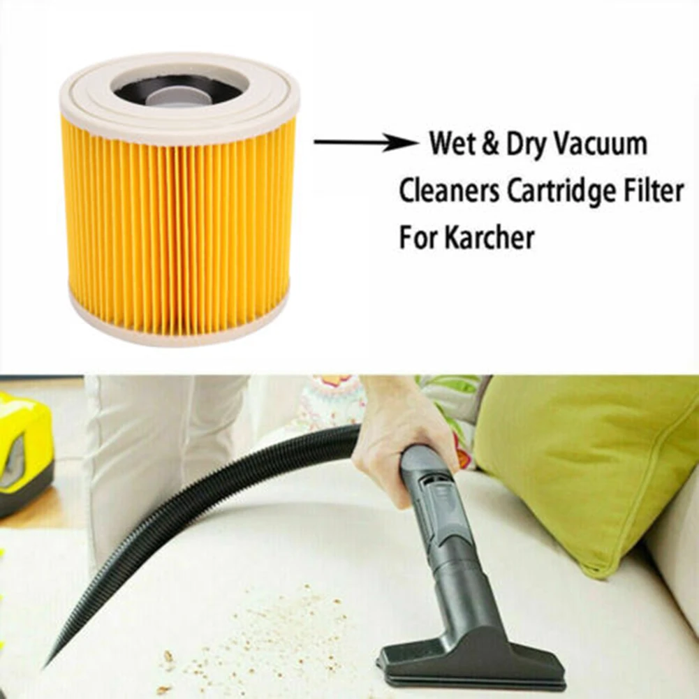 Filtro de cartucho para aspiradora Karcher WD serie WD2 WD3, aspiradora  húmeda y seca, suministros para el hogar AU, piezas de aspiradora de  limpieza - AliExpress