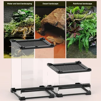 Lizard Kennel Glass Terrarium 2