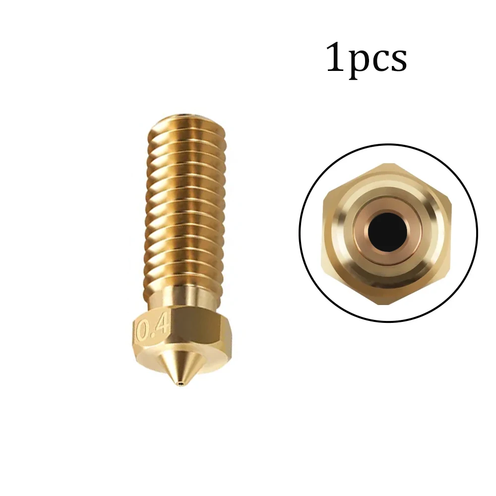thumbnail image 1 of Boquilla de acero endurecido CHT Volcano para impresora 3D, boquillas de alto flujo de 550° y alta calidad para Artillery Sidewinder X1 X2 Vyper Hotend, 1 of 5
