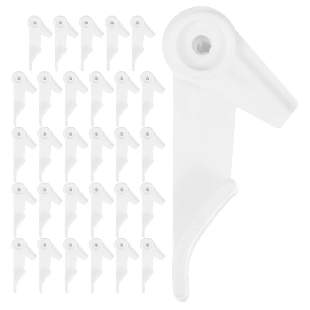 

30 Pcs Lampshade Buckle Shades Ceiling Lights Fixed Clips Plastic Fixing Plate Fastening Clasp for