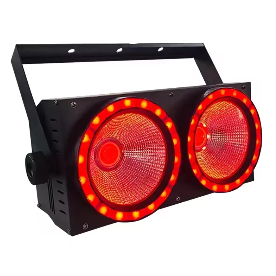 NEW 2eyes High Power 200W LED COB 50W RGB LED light strip 2IN1 DMX Stage Effect Blinder Cool Warm White DJ Stage Lighting Lamp 3