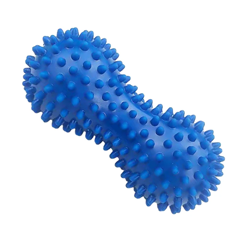 Rouge-Double boule de Massage arachide, rouleau de Massage du dos, du