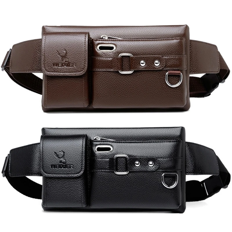 

Fashion Single-Shoulder Multi-Function Large Capacity Waist Bag Men's Chest Bags