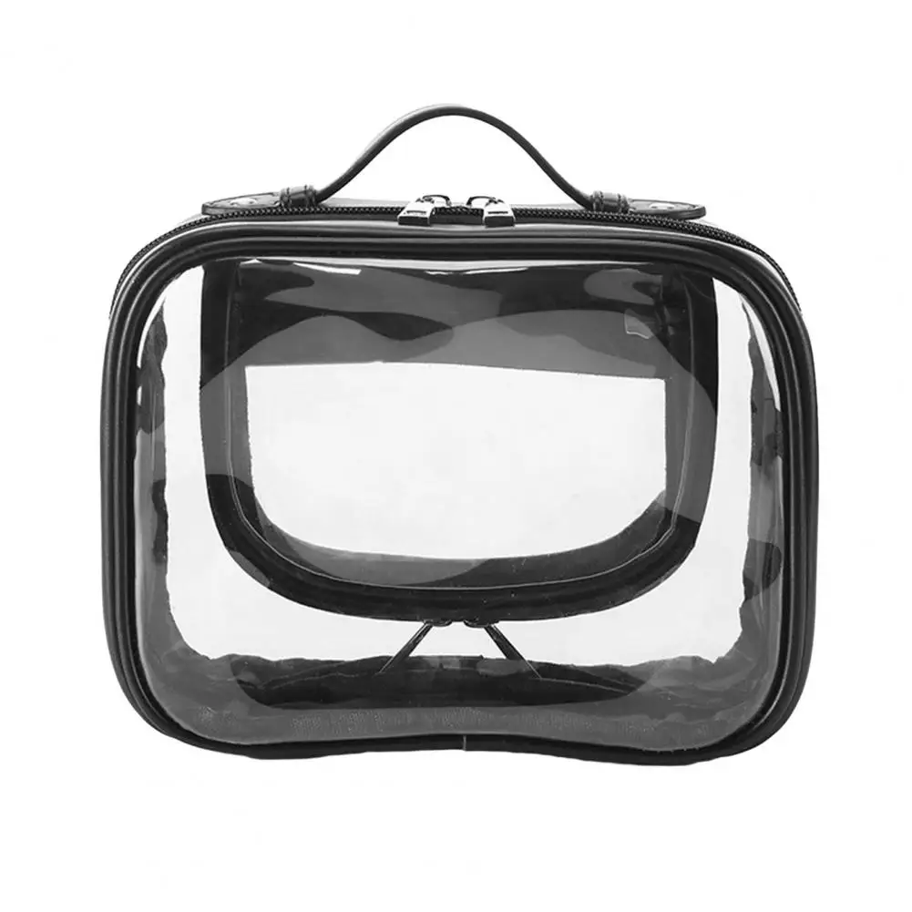 Líquidos Bolsa Plastico Transparente Avion Neceser Maquillaje Neceser  Transparente Para Avión (2 Uds