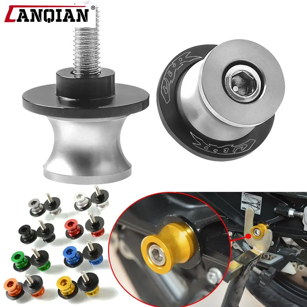 

For Honda CBR954RR CBR954 CBR 954 RR 954RR 2002-2003 8MM Motorcycle Accessories CNC Aluminum Swingarm Spools Slider Stand Screws