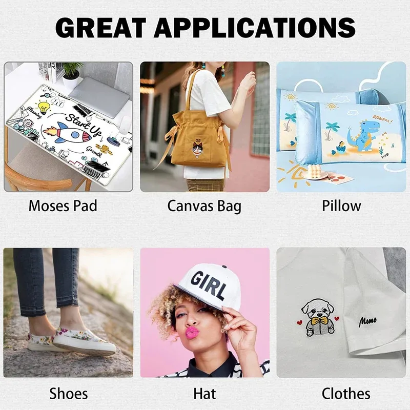 Mini Heat Press Machine T-Shirt Printing Easy Heating Transfer Press Iron Machines Portable HTV Vinly Projects DIY Home Business